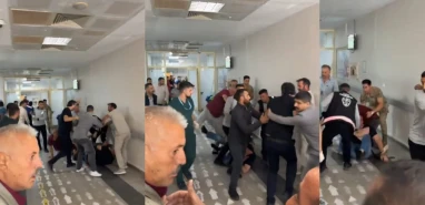 Şanlıurfa'da hastanede tekme tokat kavga! O anlar kameralarda...