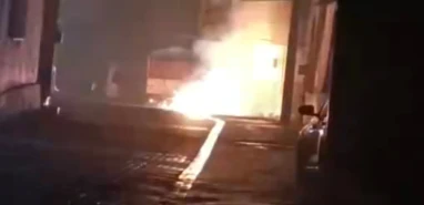 Şanlıurfalılar yanlış anlamasın füze patlaması değil!