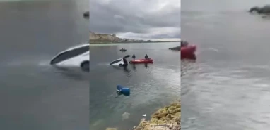 Fırat Nehri'ne düştü! Kurtarma çalışmasında saniyelerle yarış...