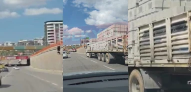 Şanlıurfa trafiğinde kaydedildi: Tehlikeye davetiye çıkardı!