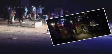 Şanlıurfa'da kaza! Araç hurdaya döndü, yaralı var...