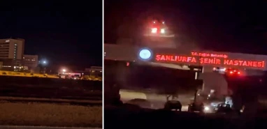 Şanlıurfa Şehir Hastanesi'nde yangın...