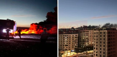 Şanlıurfa'da korkutan yangın! Dumanlar bir çok noktadan görüldü...