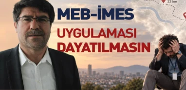 Başkan Coşkun MEB'e başvuru yapıldığını duyurdu: "MEB-İMES uygulaması zorunlu tutulmasın"