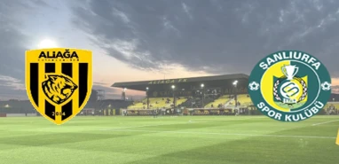 Aliağa FK-Şanlıurfaspor maçında ilk düdük çaldı! Maç başladı