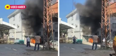 Şanlıurfa’da belediyede korkutan yangın: Dumanlar gökyüzünü kapladı