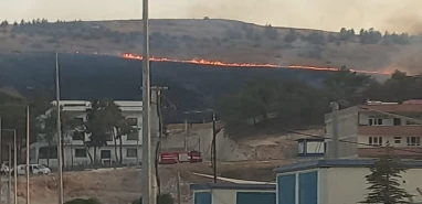 Şanlıurfa'da korkutan yangın! İtfaiyeden müdahale