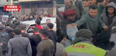 Şanlıurfa’da araç alev aldı! Vatandaşlar müdahale etti