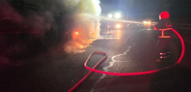 Şanlıurfa’da salça yüklü tır küle döndü