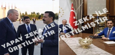 Cumhurbaşkanı Erdoğan’la yapay zekalı fotoğrafını paylaştı! Nüfuz ticaretinden gözaltına alındı