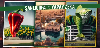 Yapay zeka çizdi! Şanlıurfa'yı bir de böyle görün