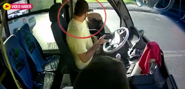 Şanlıurfa'da trafikte korku dolu anlar! Otobüs şoförüne bıçaklı saldırı