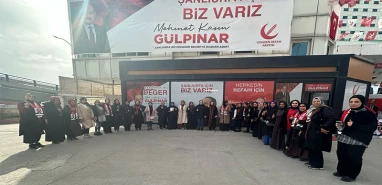 Yeniden Refah Partisi’nden kapı kapı seçim çalışması