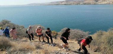 Şanlıurfa’da 12 kilometrelik yürüyüşte 3 köy keşfedildi