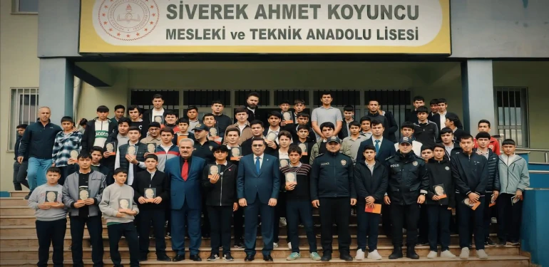 Şanlıurfa emniyetinden öğrencilere anlamlı destek