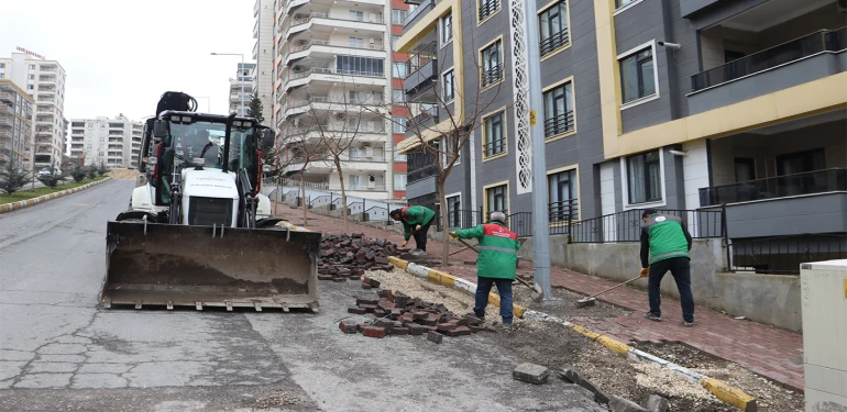 Karaköprü’de yağışın izleri siliniyor