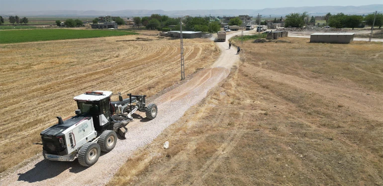 Haliliye’de bir mahallede daha yol çalışması tamamlandı
