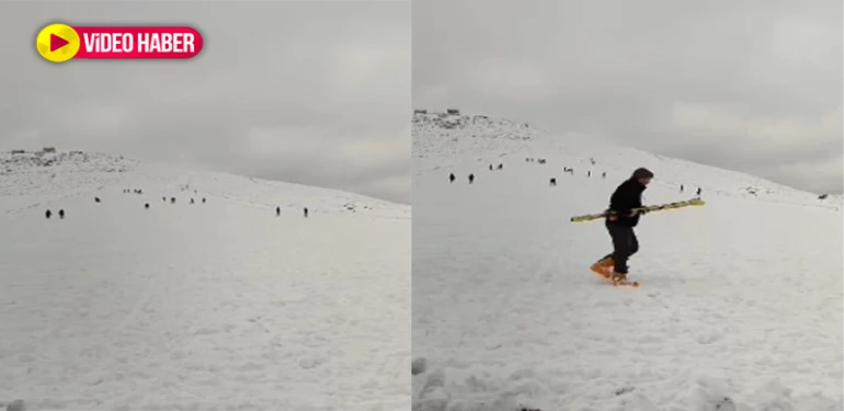 Şanlıurfa’ya lapa lapa kar yağdı! Yeni yılda sezon başladı