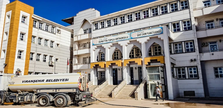 Viranşehir’de okullarda hijyen seferberliği