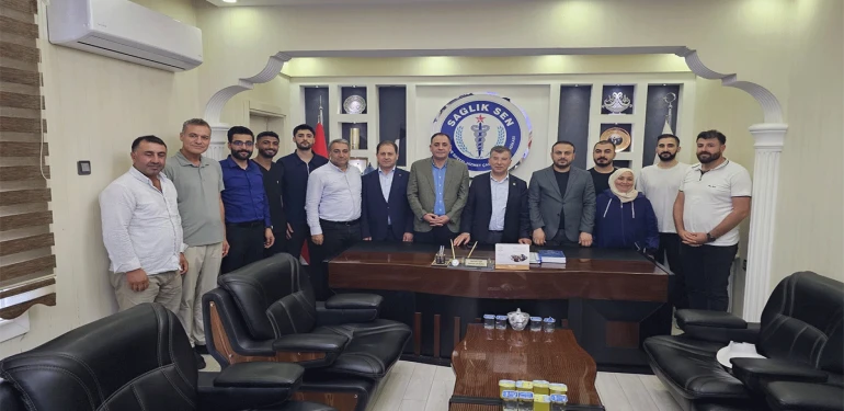 Şanlıurfa’da AK Parti heyetinden Sağlık-Sen'e ziyaret!