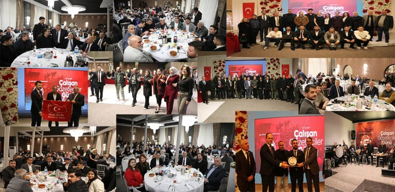 Şanlıurfa Çalışan Gazeteciler Cemiyetinden görkemli gece!