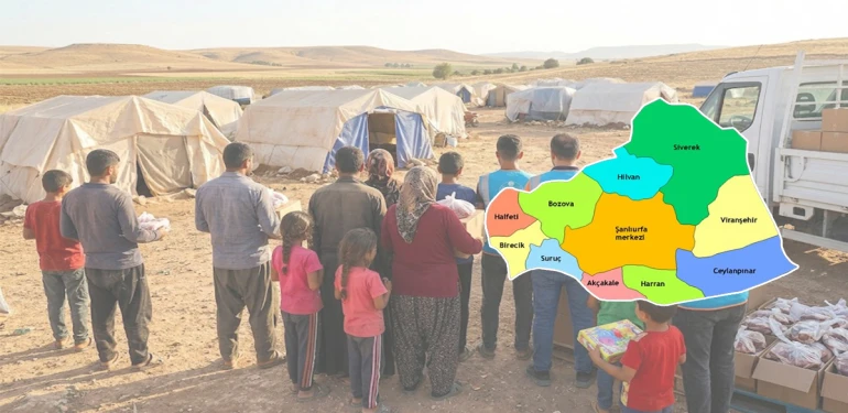 Şanlıurfa'da belediyeden mevsimlik tarım işçilerine büyük sürpriz!