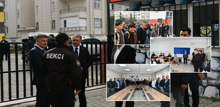 Şanlıurfa’da velilerin içini rahatlatacak görüntüler: Vali Şıldak hem denetledi hem moral verdi