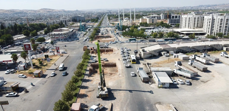 Şanlıurfa’ya trafiği rahatlatacak kavşak! Raylı sisteme entegre edilecek
