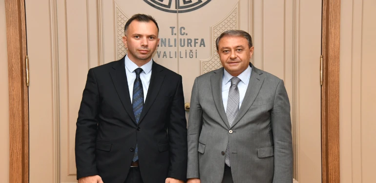 Şanlıurfa’da atanan müdürden Vali Şıldak’a veda ziyareti