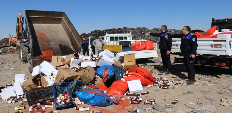 Şanlıurfa’da gıda denetiminde skandal tablo! 5 ton ürün imha edildi