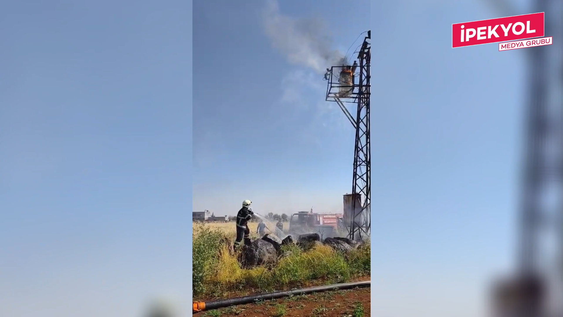 Şanlıurfa'da trafo alev aldı: Onlarca dönüm buğday son anda kurtarıldı