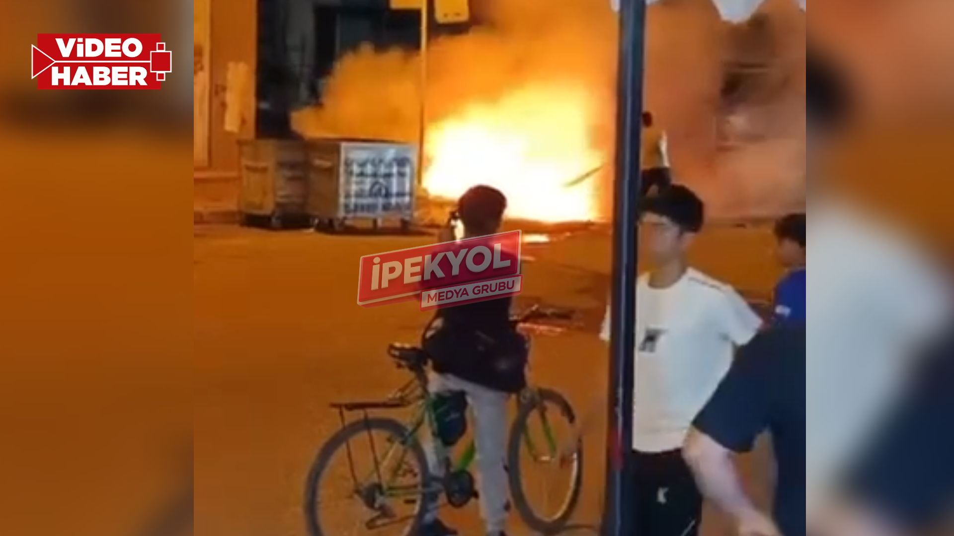 Şanlıurfa'da kaza sonrası korkutan patlama! Sürücü kaçtı, motosiklet alev aldı