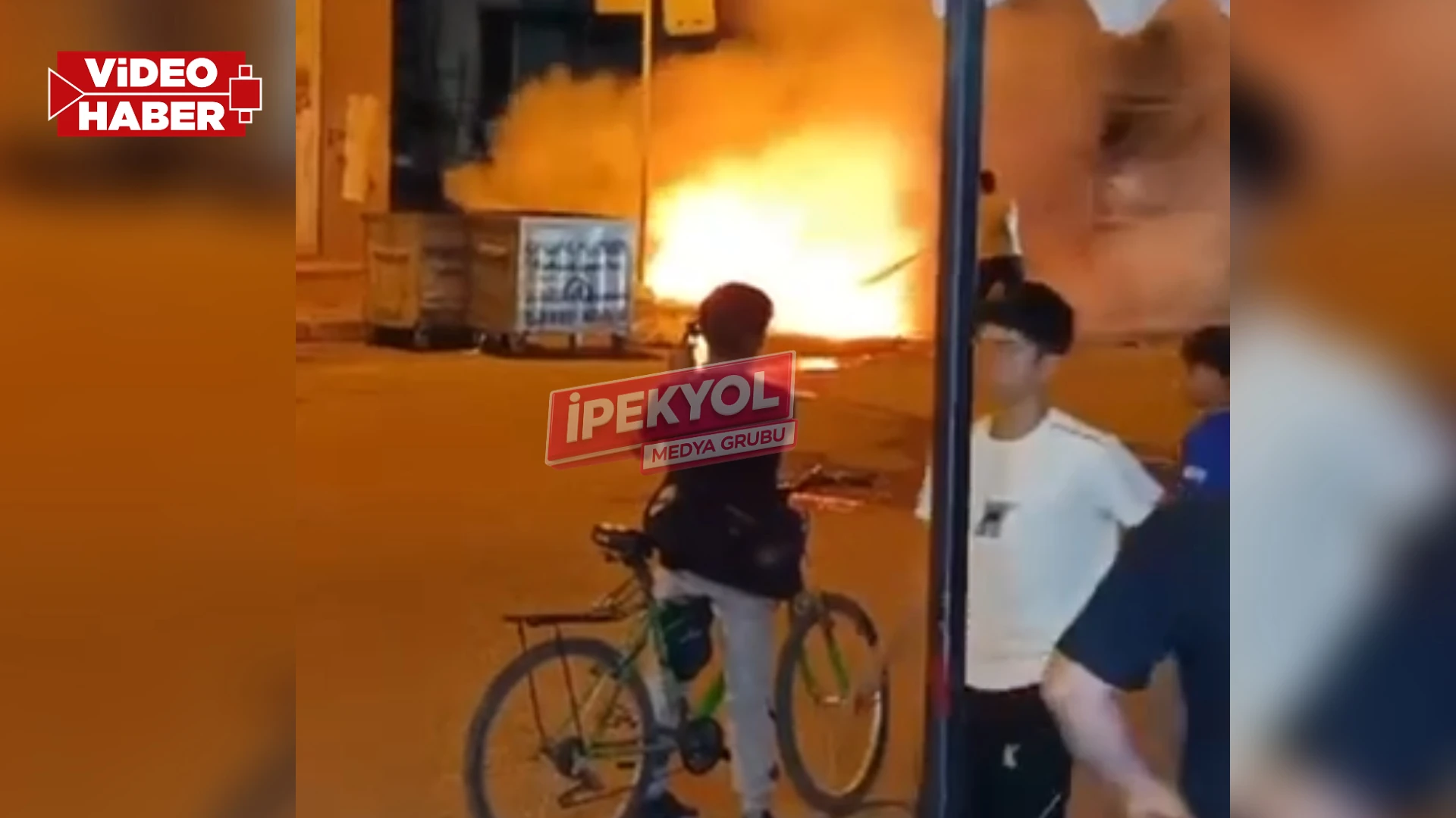 Şanlıurfa'da kaza sonrası korkutan patlama! Sürücü kaçtı, motosiklet alev aldı