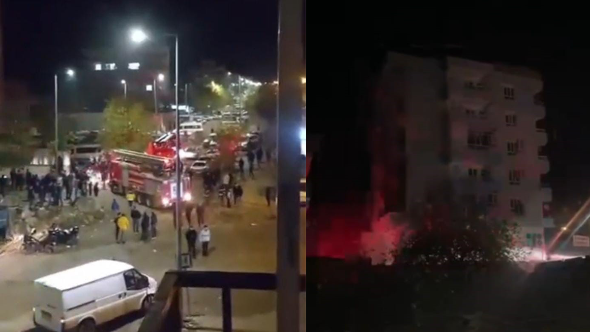 Siverek'te gece saatlerinde korkutan yangın! 9 kişi dumandan etkilendi