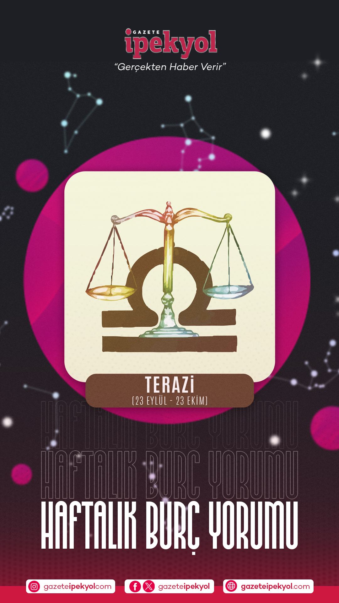 Terazi burcu için bugün: dengenizi bulmalısınız