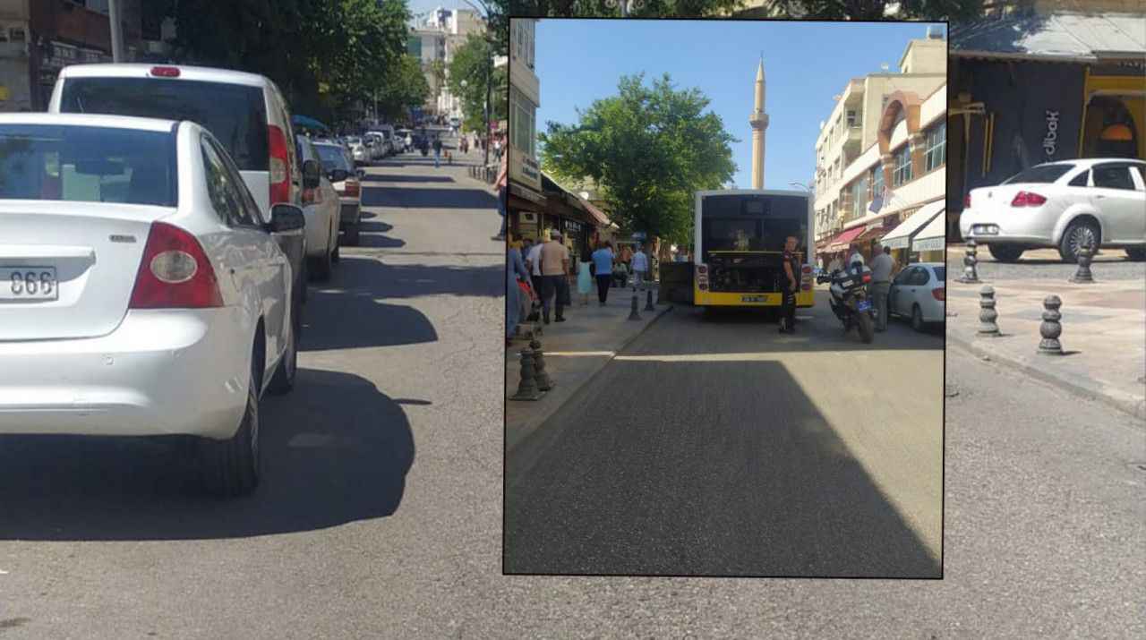 Urfa’da otobüs arızası trafiği felç etti!
