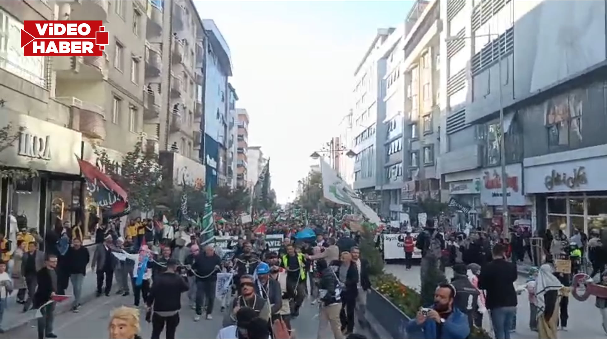 Van’da “Büyük Gazze yürüyüşü” düzenlendi: Şanlıurfa'dan da katılım sağlandı