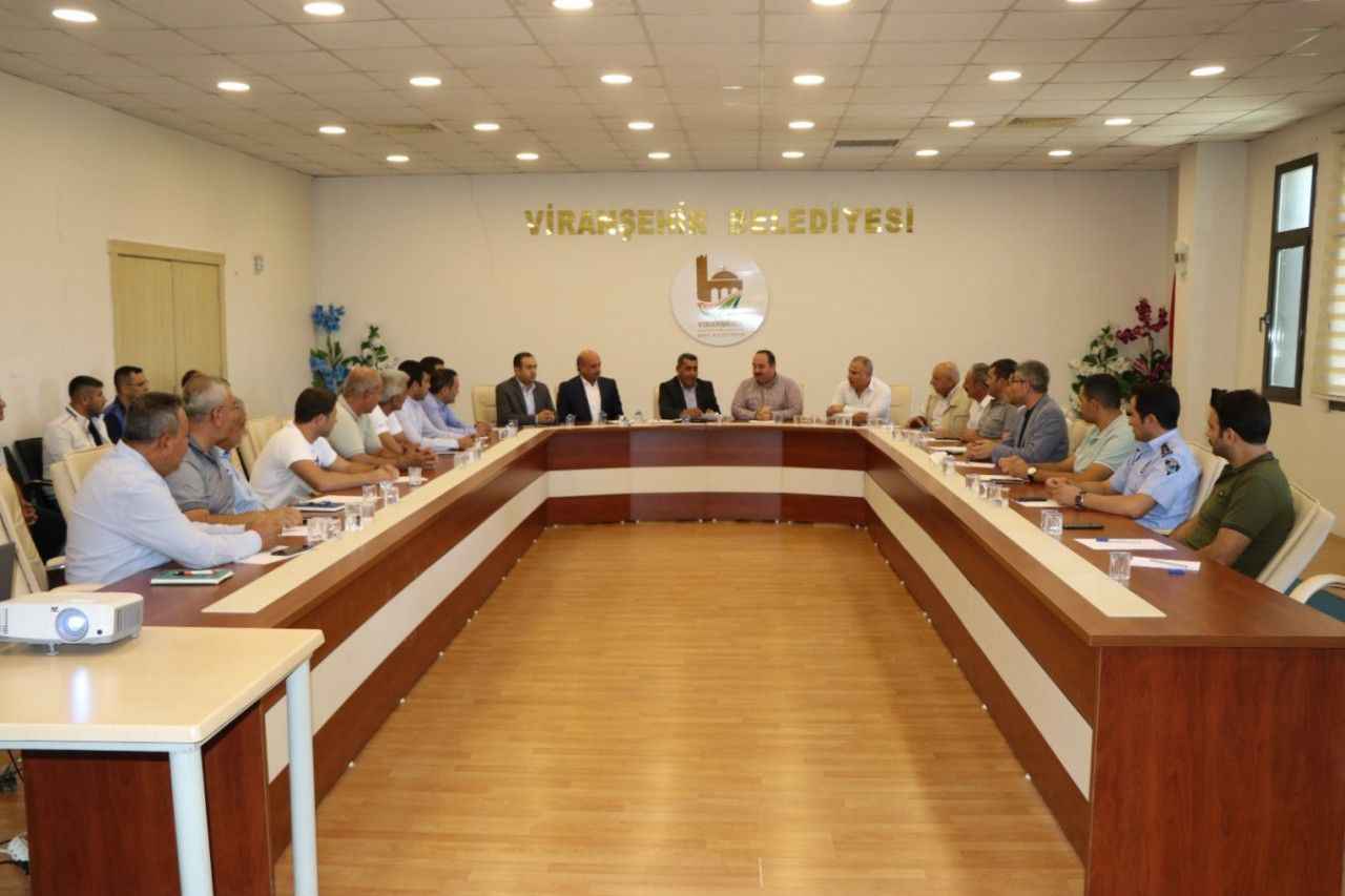 Viranşehir'de zabıtalar istişare toplantısı yaptı