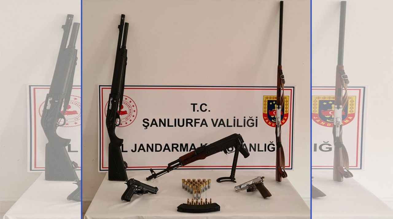 Urfa’da jandarmadan silah kaçakçılarına operasyon: 5 Gözaltı