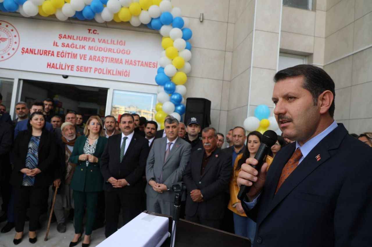 Haliliye’de semt polikliniği törenle açıldı