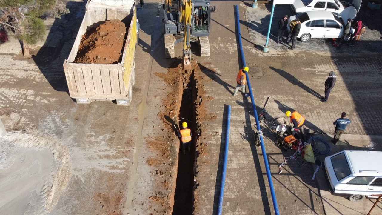 Suruç’ta içme suyu hattının tamamı yenileniyor