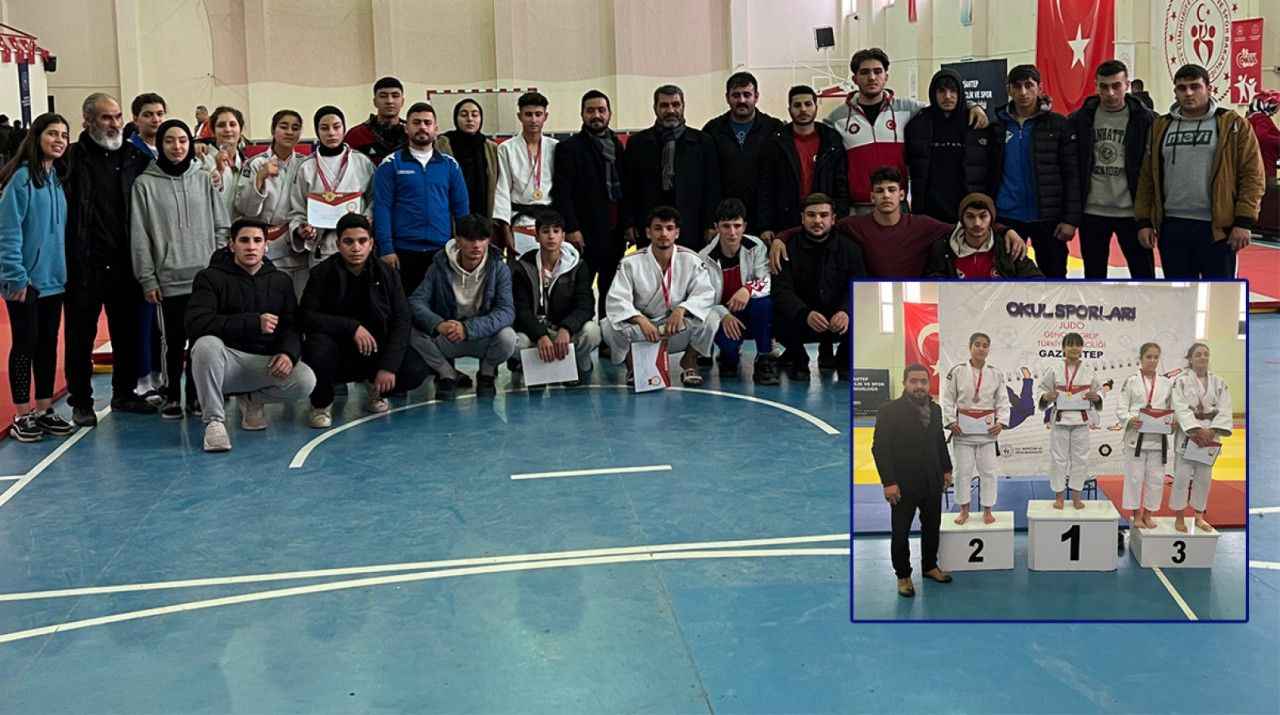 Şanlıurfalı judocular Antep’ten şampiyon dönüyor