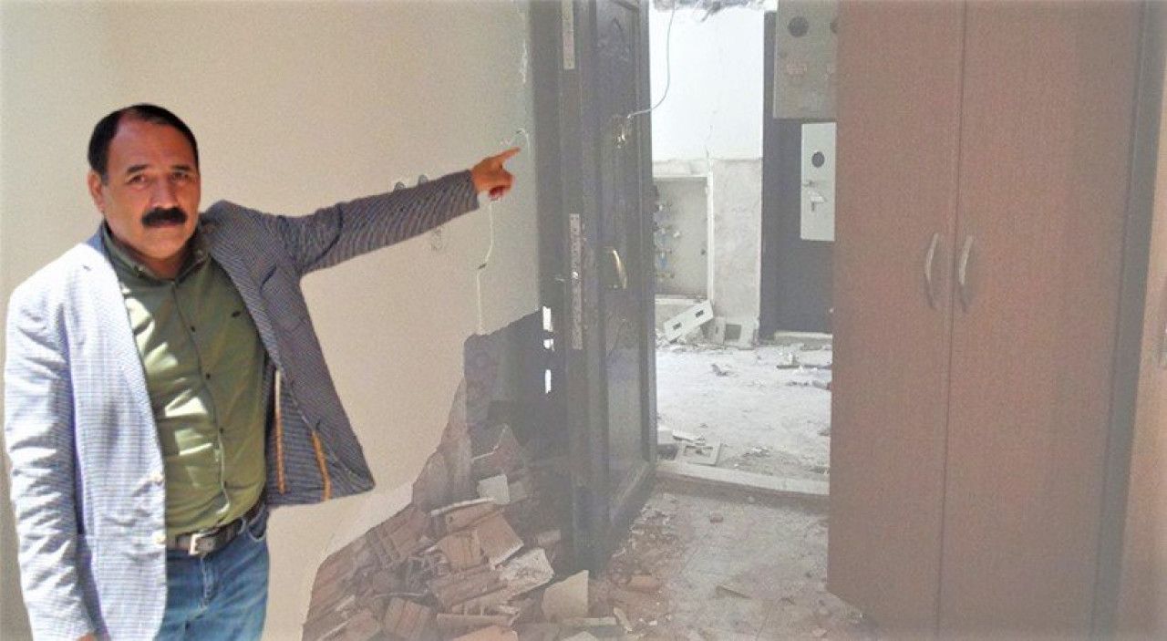 Karaköprü’de deprem sonrası boşaltılan apartmanda hırsızlık!