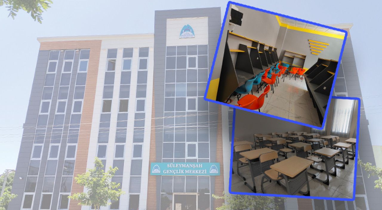 Süleymanşah Gençlik Merkezi’nde tefrişat çalışmaları tamamlandı