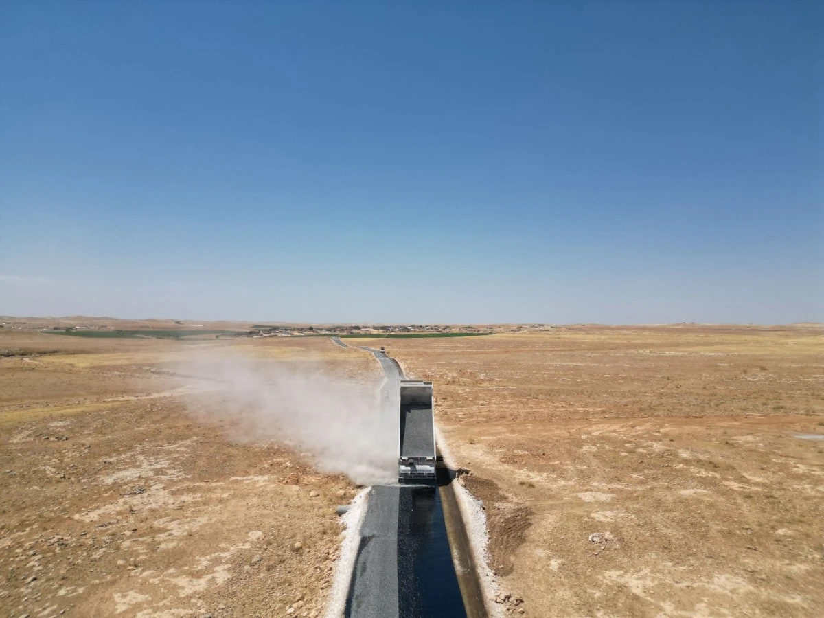 Viranşehir-Ceylanpınar güzergahındaki yol asfaltlandı