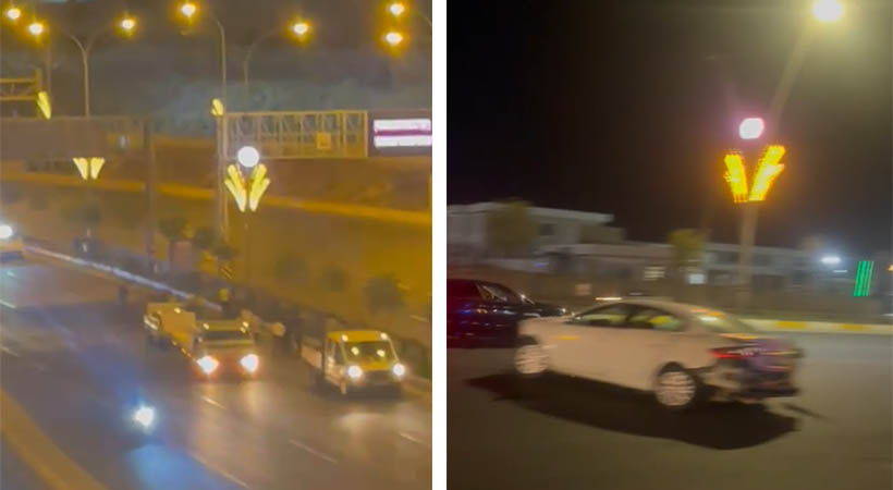 Şanlıurfa'da zincirlene kaza!