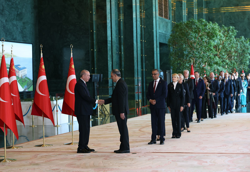 Cumhuriyet 102 yaşında! Cumhurbaşkanı Erdoğan, tebrikleri kabul etti