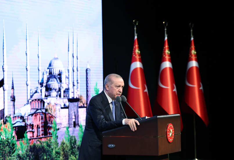 Cumhurbaşkanı Erdoğan: Depremde hasar gören 276 vakıf eserinin restorasyonu tamamlandı