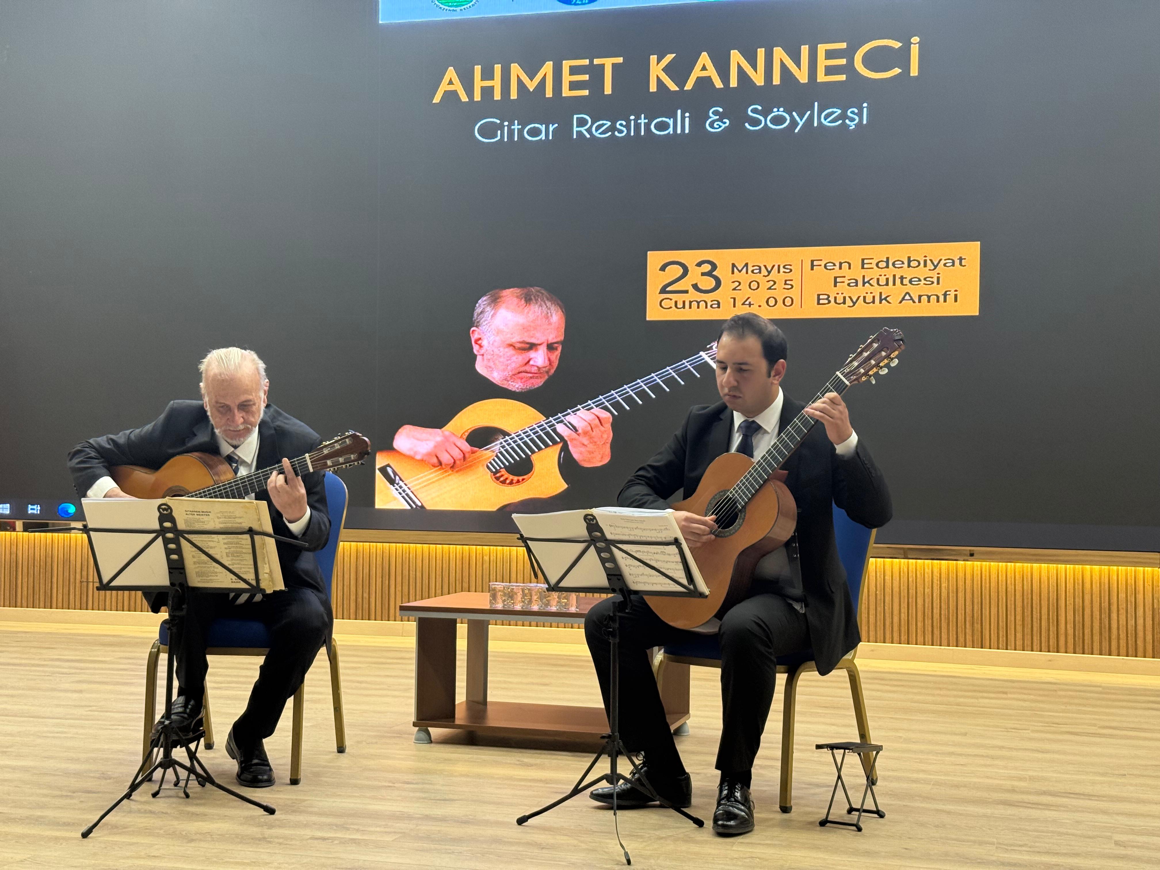 Şanlıurfalı ‘gitar profesörü’ memleketinde öğrencilere konser verdi