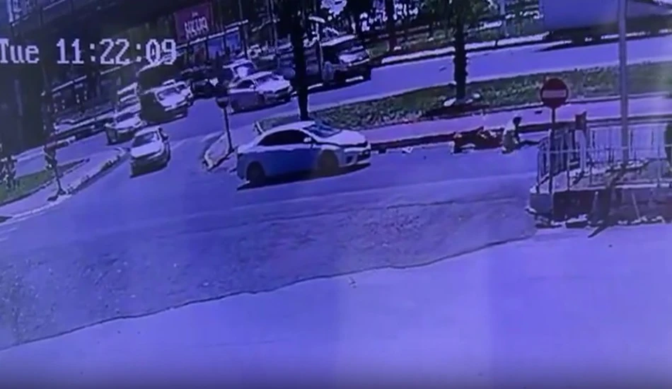 Şanlıurfa feci kaza güvenlik kamerasına yansıdı